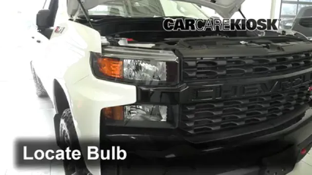 2019 Chevrolet Silverado 1500 Custom Trail Boss 4.3L V6 Crew Cab Pickup Éclairage Feu de jour (remplacer l'ampoule)